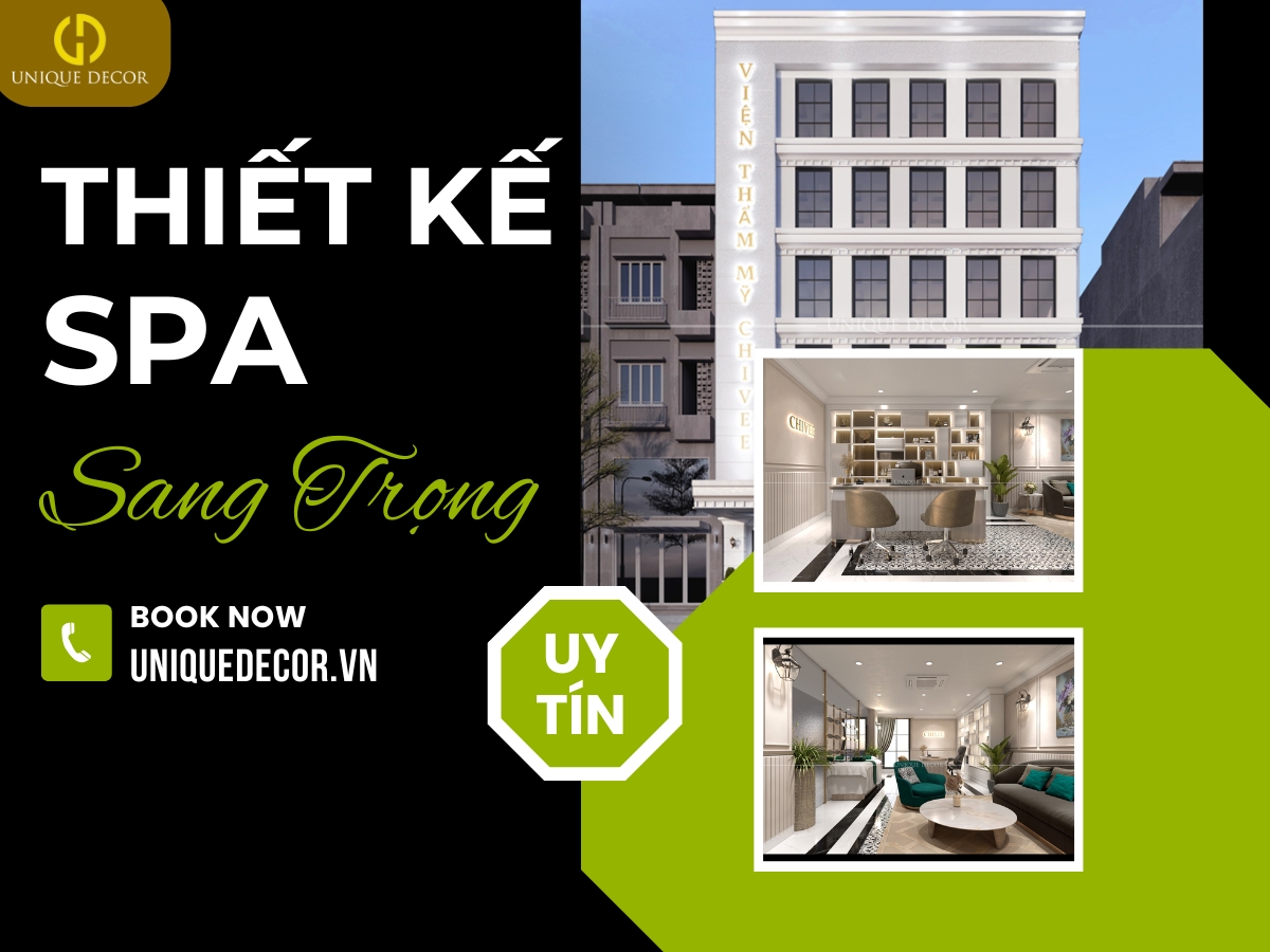 Thiết kế spa sang trọng