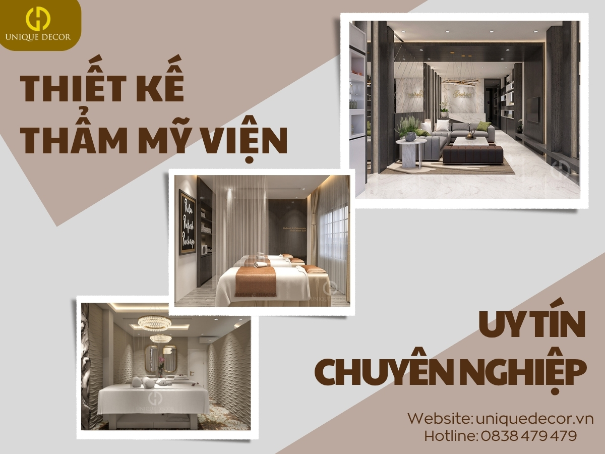 Thiết kế thẩm mỹ viện chuyên nghiệp